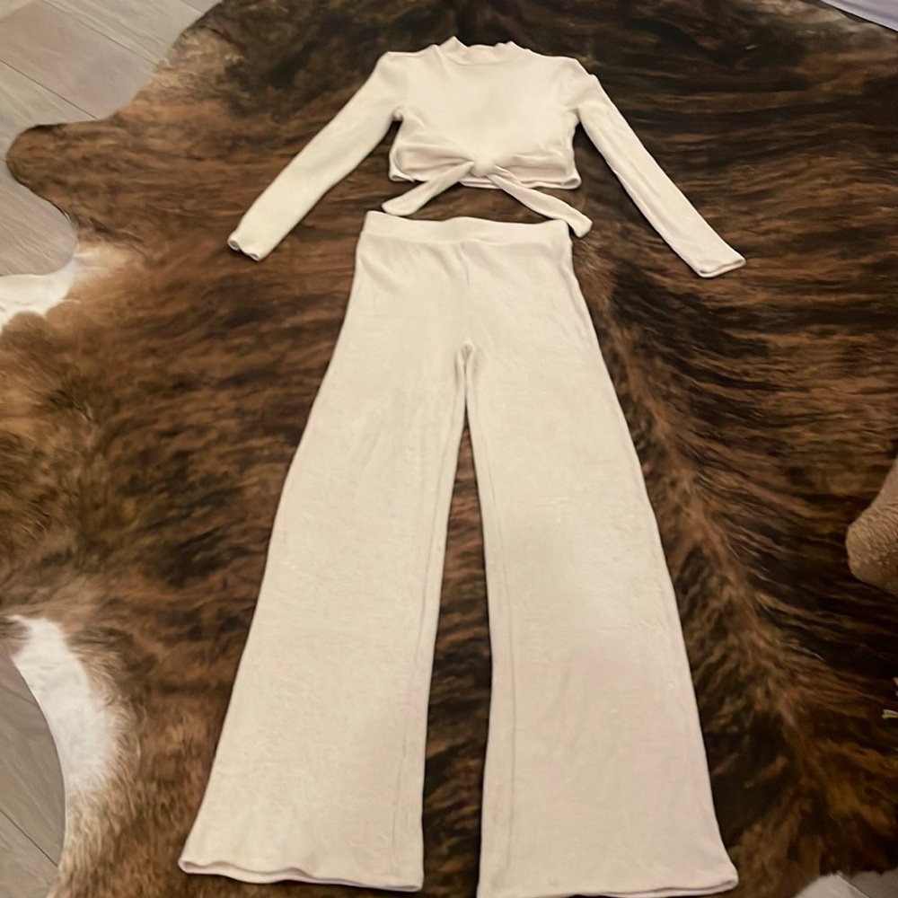 Almost Famous Lounge Set with crop top
